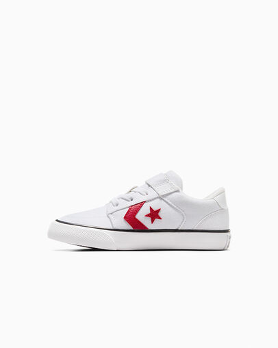 Belmont White/University Red/White, Inner Side View