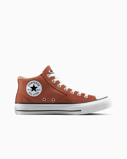 Chuck Taylor All Star Malden Street Canvas & Suede Red Terracotta/White/Black, Outer Side View