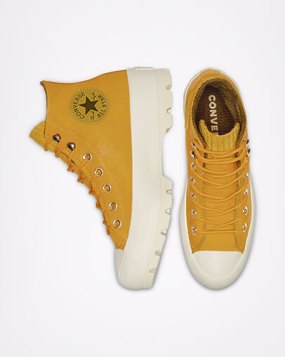 Chuck Taylor All Star GORE-TEX Lugged Waterproof Leather High Top Gold Dart/Olive Flak/Egret