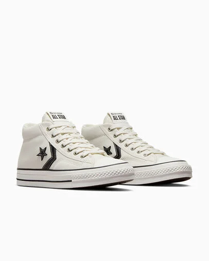 Star Player 76 Vintage White/Black/Egret, Top and Side View