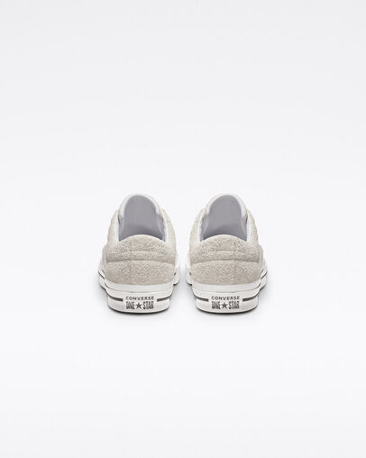 One Star Vintage Suede Low Top White/White/White