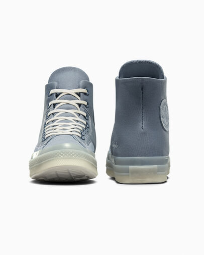 Chuck 70 Marquis Nautical Lunar Grey/Heirloom Silver, Heel View