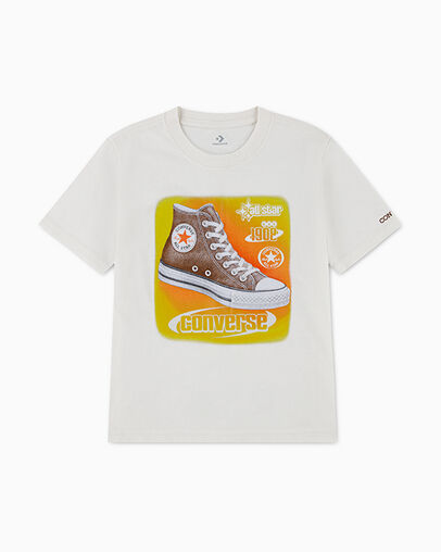 Gradient Chuck Taylor T-Shirt Egret, Front View