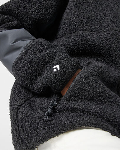 Polar Fleece Sherpa Converse Black