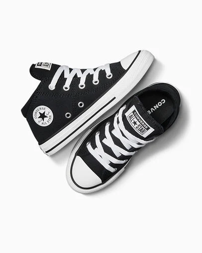 Chuck Taylor All Star Madison Black/White/Black, Angled View