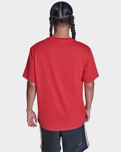 Chuck Taylor All Star Patch T-Shirt Red, Detail View