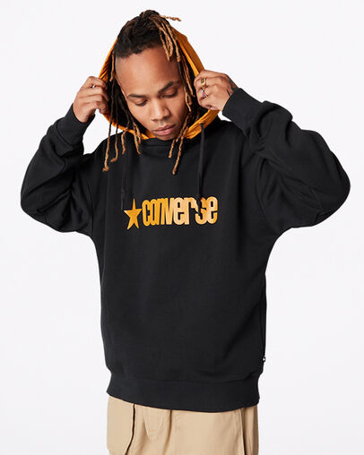Removable Hooded Crew Converse Black