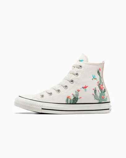 Chuck Taylor All Star Succulent Embroidery Vintage White/White, Inner Side View