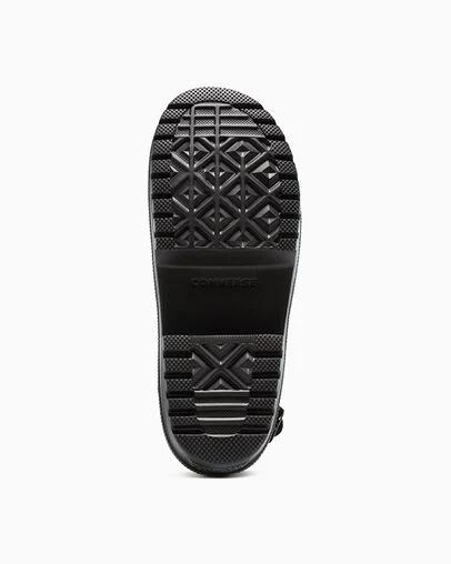 Converse Chuck Taylor All Star Lugged Heel Sandal Leather Black/Black/Black, Outsole View