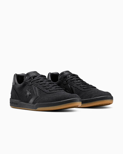 CONS Louie Lopez Pro 2 Suede Black/Black/Gum, Top and Side View