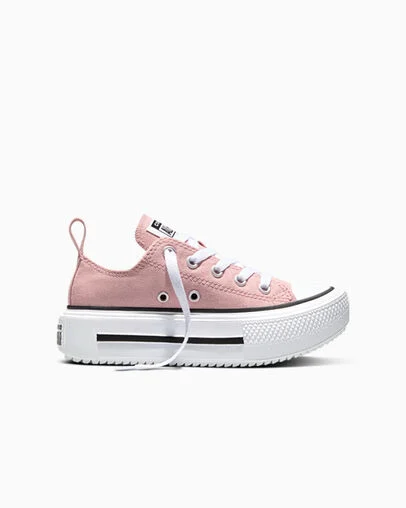 Chuck Taylor All Star Lift Double Stack Petal Pit/White/Black, Outer Side View