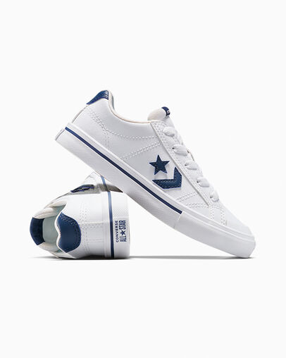 Converse Sport Casual Easy-On White/Navy/White, Detail Angle View