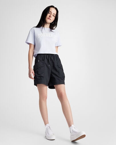 Cargo Shorts Converse Black, Full Body View