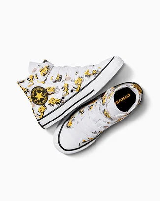 Chuck Taylor All Star Construction Truck Easy-On White/Black/Amarillo, Outer Side View