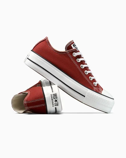 Chuck Taylor All Star Lift Platform Canvas Rottin Apple/White/Black, Detail Angle View