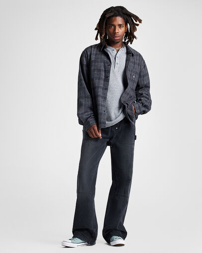 Chuck Taylor All Star Polyester & Suede Mountain Teal/Midnight Pass, On Foot Shot 1