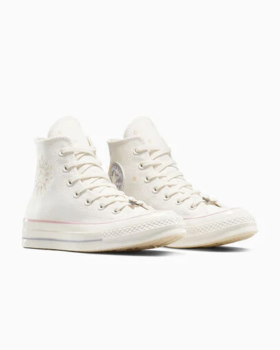 Chuck 70 Celestial Vintage White/Open Sesame, Top and Side View