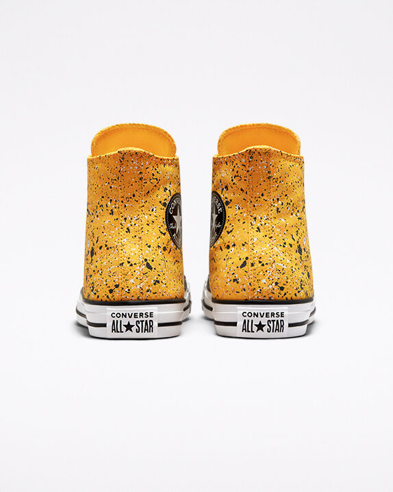 converse paint splatter platform
