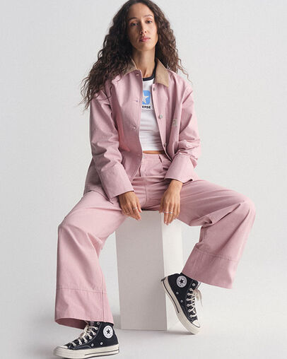 Utility Wide-Leg Pants Petal Pit