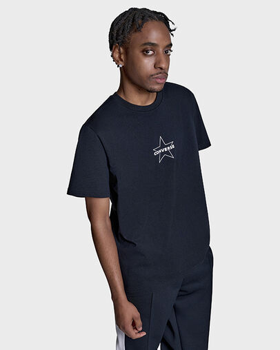Star T-Shirt Black, Full Body View