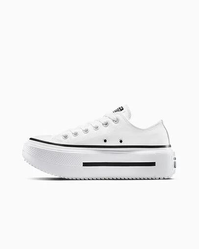 Chuck Taylor All Star Lift Double Stack Platform Canvas White/Black/White, Inner Side View