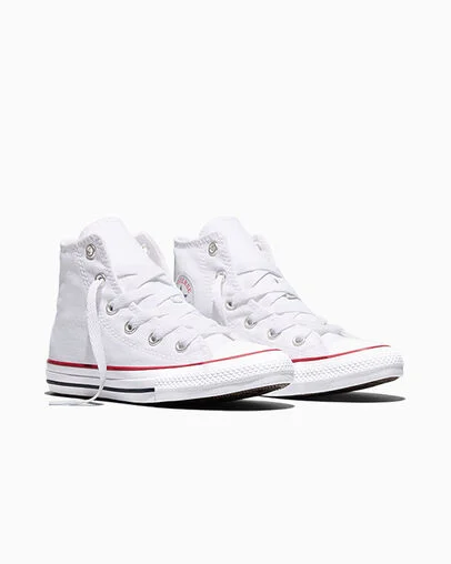 Chuck Taylor All Star Canvas Optical White, Top and Side View