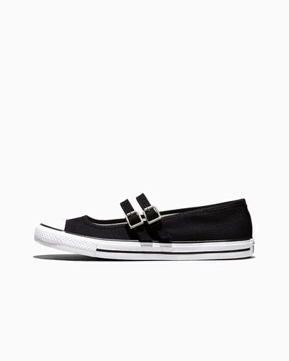 Chuck Taylor All Star Dainty Mary Jane Black/Egret/Black, Inner Side View