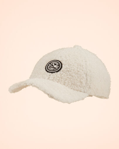 Sherpa Baseball Cap Egret, Front View