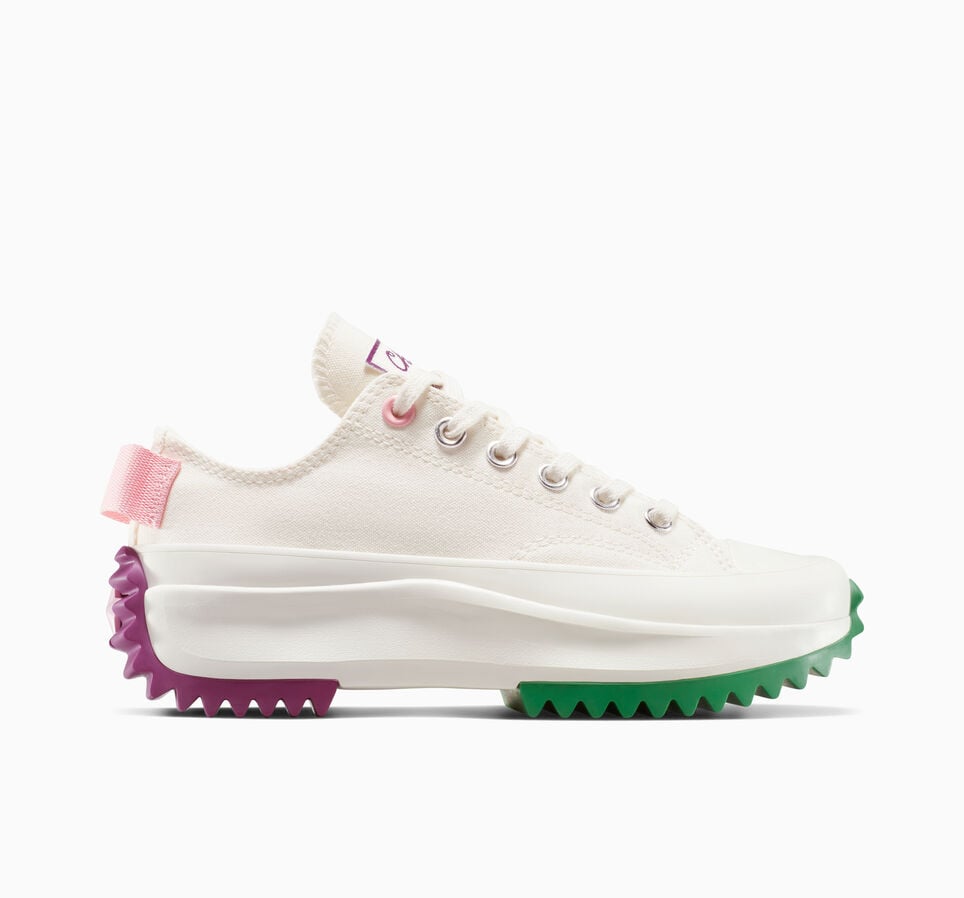 Run Star Hike Platform Color Pop Egret/Lt Jellyfish Jitter Pink/Green