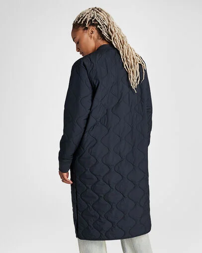 Extra Long Malden Jacket Converse Black, Back View