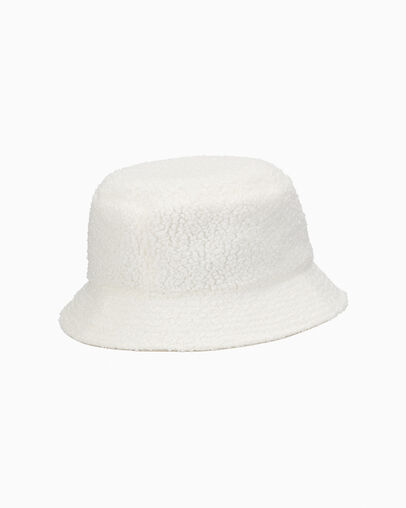 Reversible Sherpa Bucket Hat Converse Egret/Beach Stone, Detail View