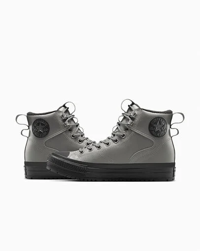 Chuck Taylor All Star Water-Repellent Hiker Boot Sharkskin/Sharkskin/Black, Detail Angle View
