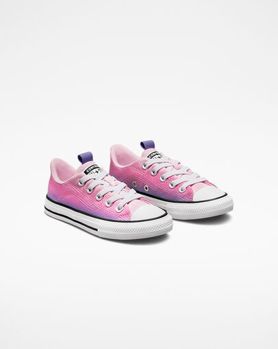 Chuck Taylor All Star Rave Gradient Pink/Moonrise Purple/White, Angled View