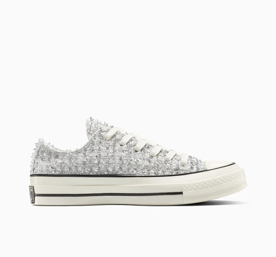 Chuck 70 Metallic Tweed Barely Grey/Egret/Black