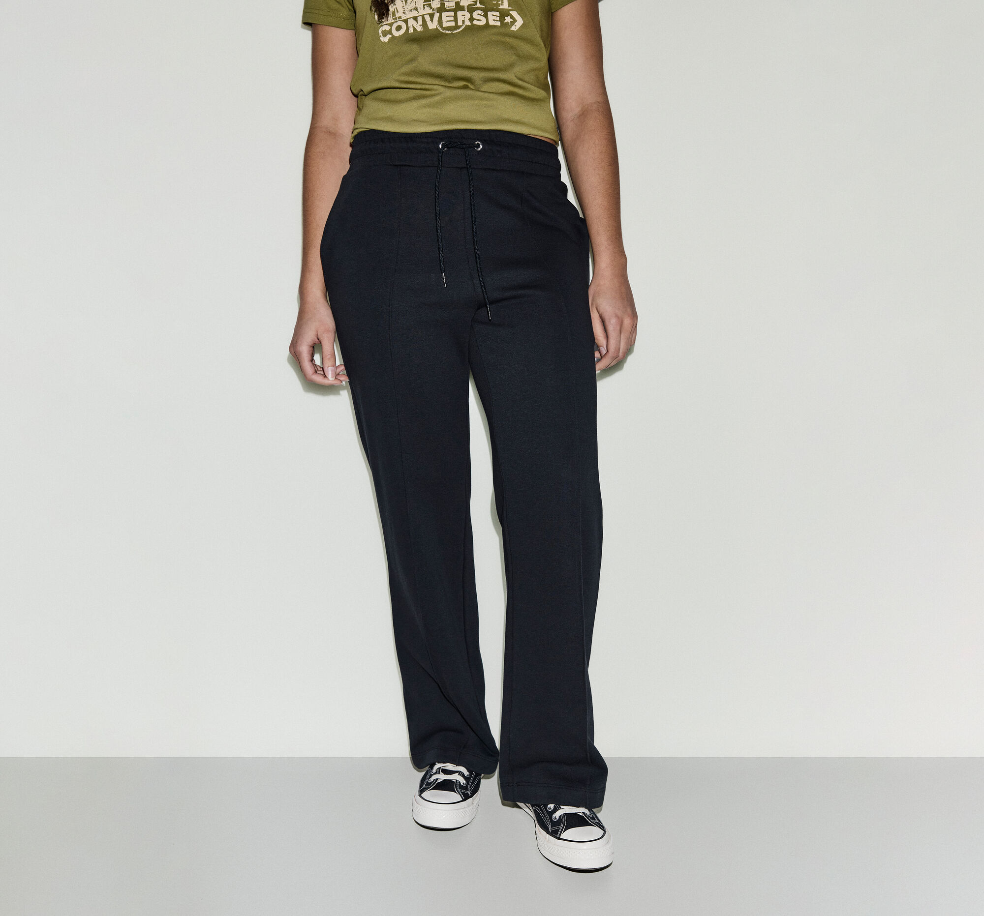 French Terry Front Seam Pants Women's Pants. Converse.com