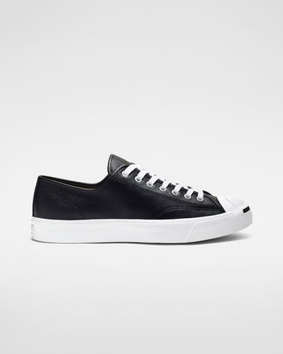 Jack Purcell Leather Low Top Black/White/White