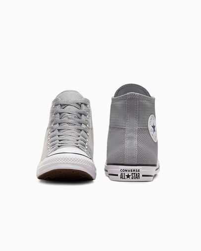 Chuck Taylor All Star Classic Grey/Lavender Ash, Heel View
