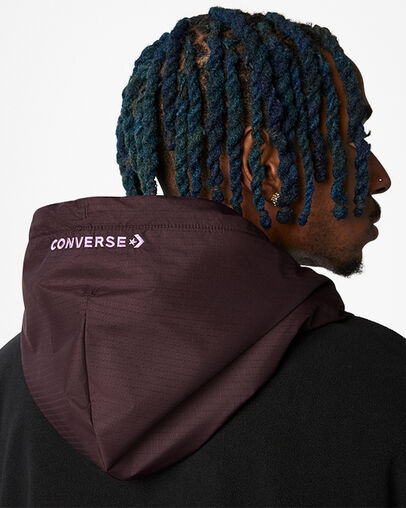 Counter Climate Pullover Hoodie Black, Detail View