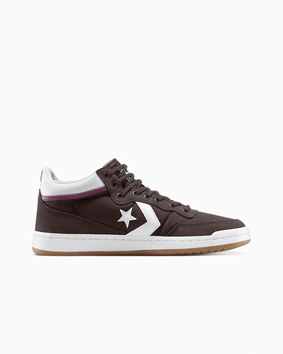 CONS Fastbreak Pro Nylon & Leather Rugged Brown/White/Mesa Rose, Outer Side View