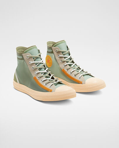 Translucent Mesh Utility Chuck Taylor All Star Deep Emerald/Shimmer/Papyrus