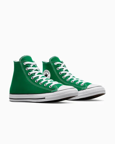 Chuck Taylor All Star Canvas Amazon Green/White/White, Top and Side View