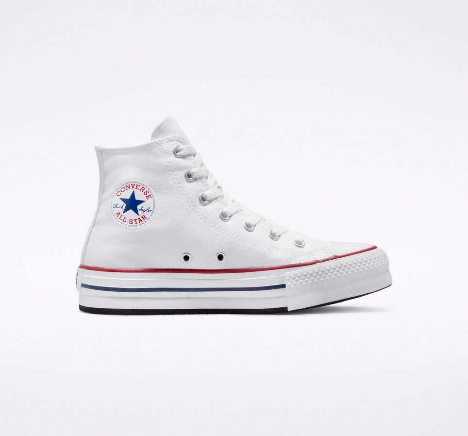 Chuck Taylor All Star EVA Lift Platform Canvas White/Garnet/Navy