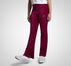 Velour Flared Leggings Sporty Berry