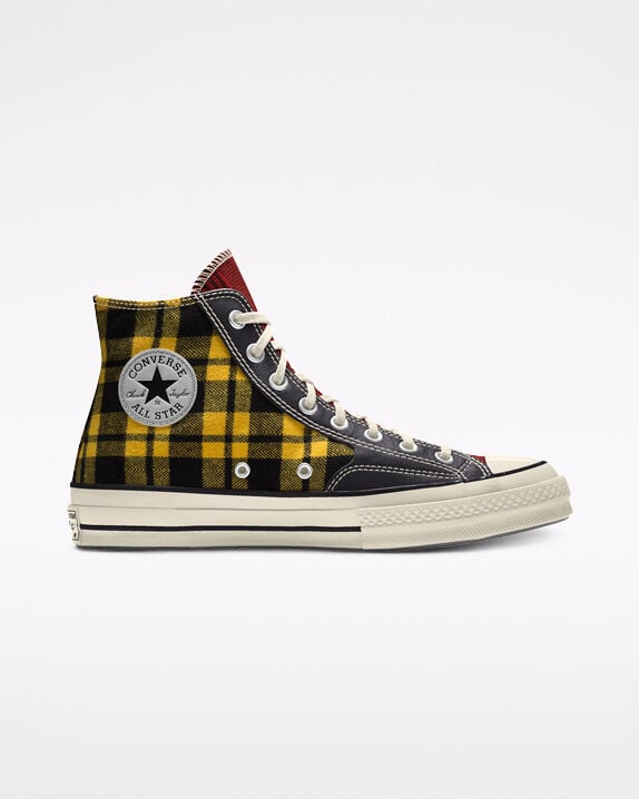 tartan plaid converse