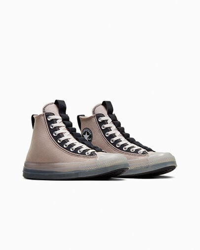Chuck Taylor All Star CX Explore Wonder Stone/Black/Pale Putty, Top and Side View