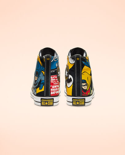 Converse x Batman Chuck Taylor All Star Black/White/Lemon Chrome
