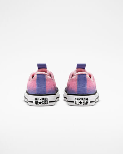 Chuck Taylor All Star Rave Gradient Pink/Moonrise Purple/White, Heel View