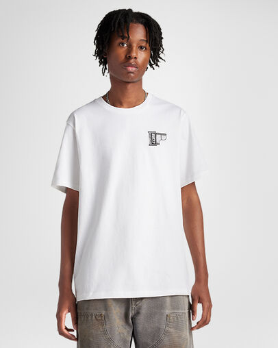 CONS Camera T-Shirt White, Front View