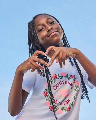 Love Me Lots T-Shirt White, Detail View