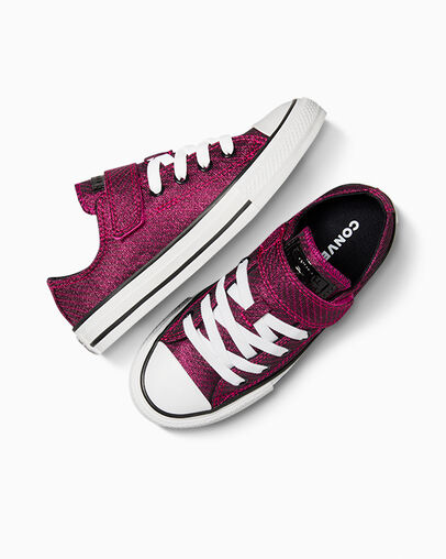glitter converse velcro